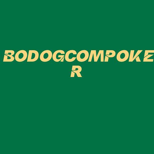 Logo da BODOGCOMPOKER